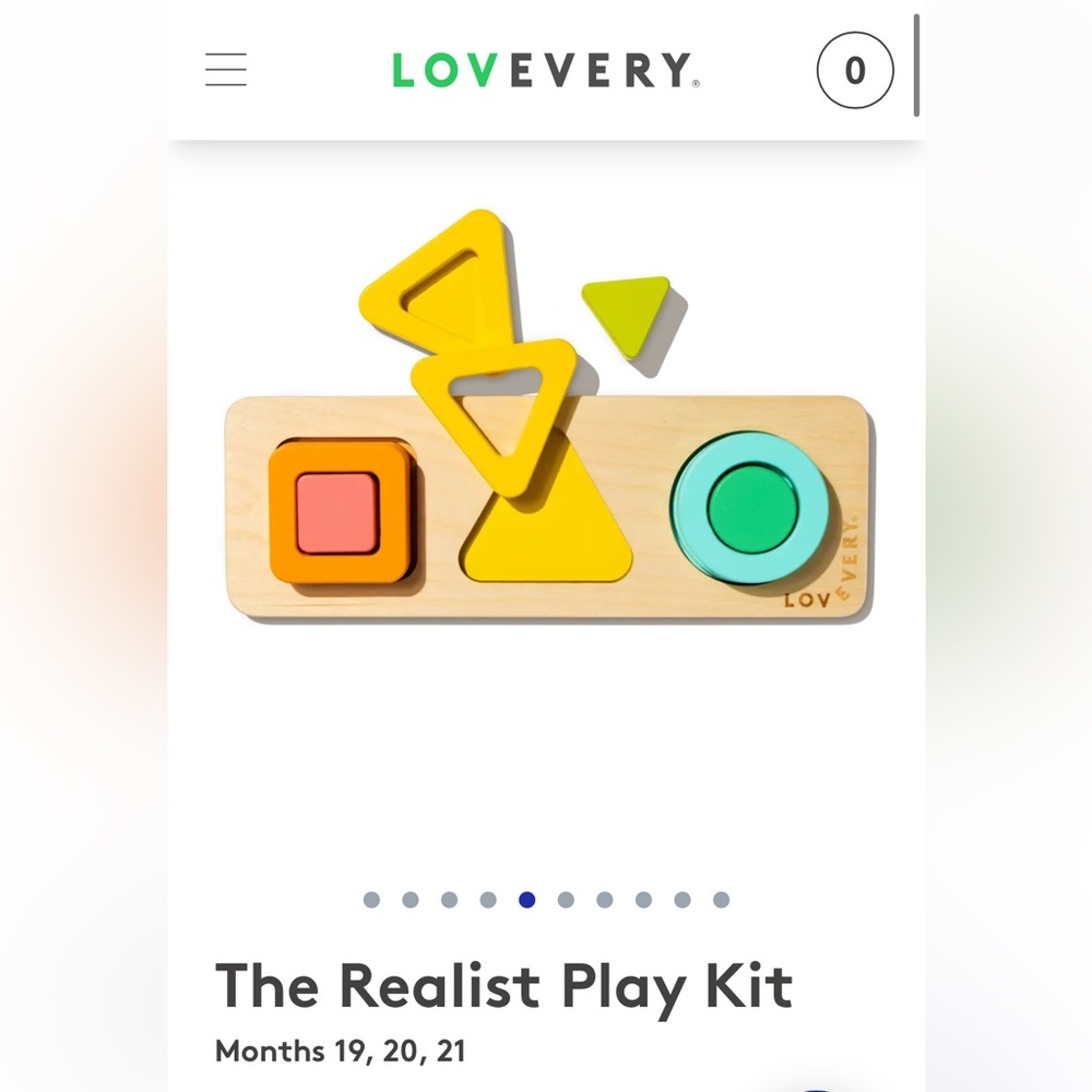 Lovevery Geo Shapes Puzzle